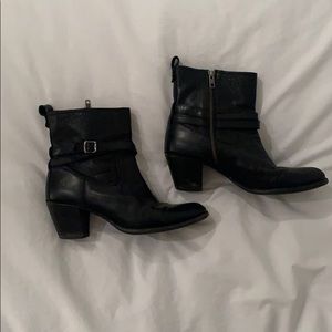 Frye Black Booties